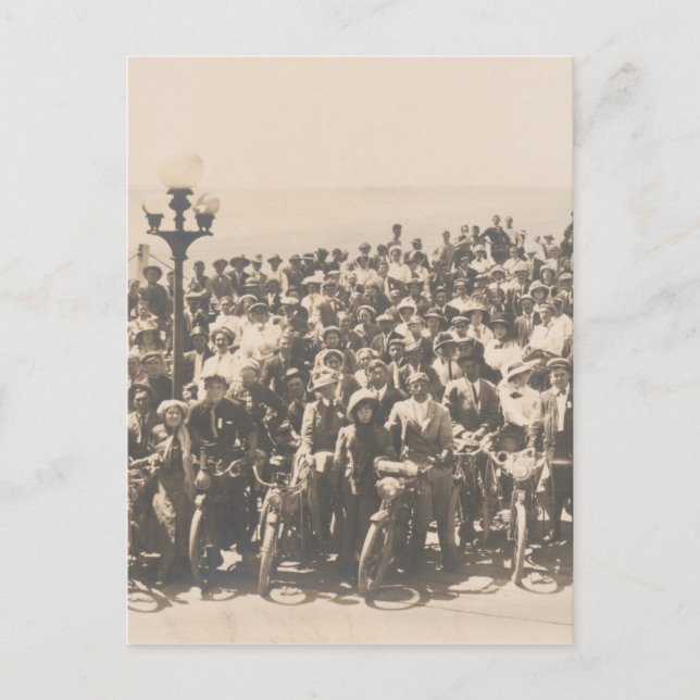 Los Angeles Motorcycle Club Postcard (Front)