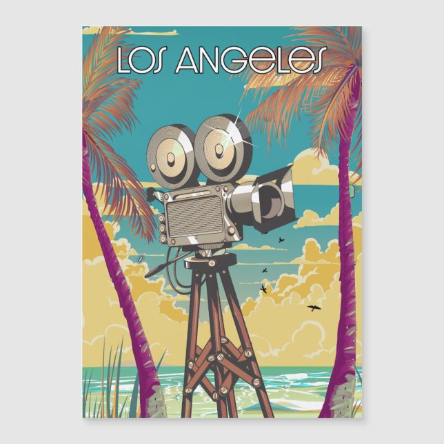 Los Angeles Movie camera poster (Front)