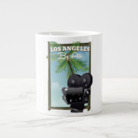 Los Angeles Movie Camera travel poster