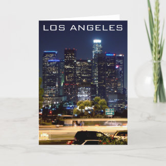 Los Angeles Night - Greeting Card