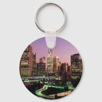 Los Angeles Night Lights Key Ring