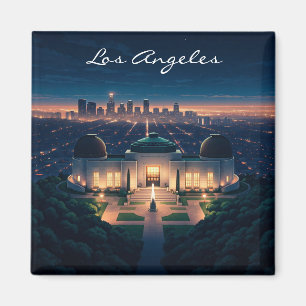 Los Angeles Night Magnet