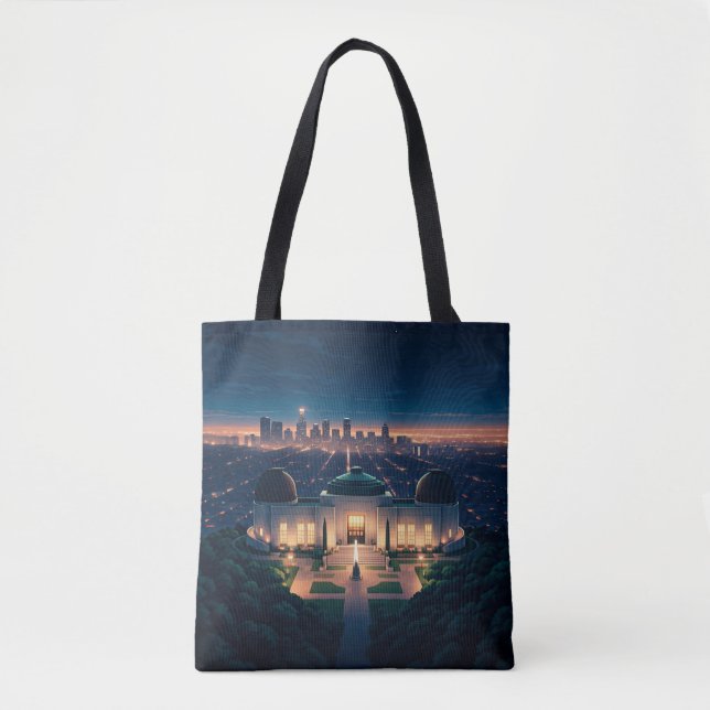 Los Angeles Night Tote Bag (Front)