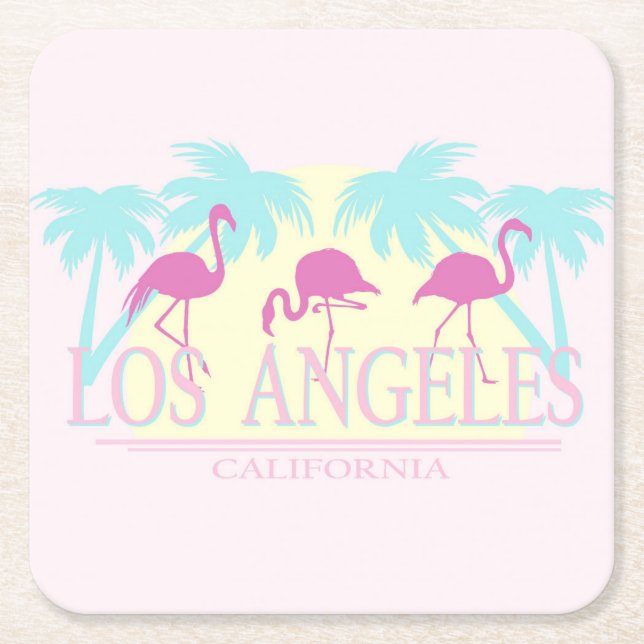 Los Angeles Paper Coaster (Front)