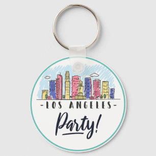 Los Angeles Party    Key Ring
