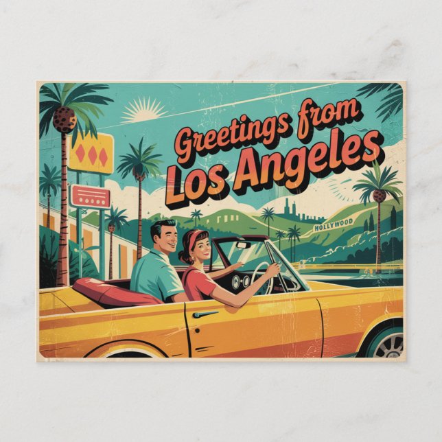 Los angeles postcard (Front)