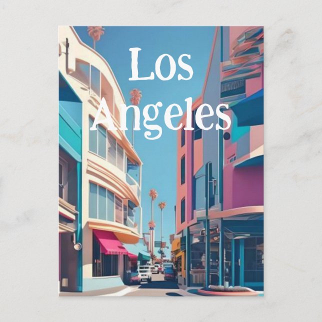 Los angeles postcard (Front)