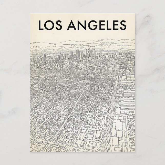 Los Angeles  Postcard (Front)