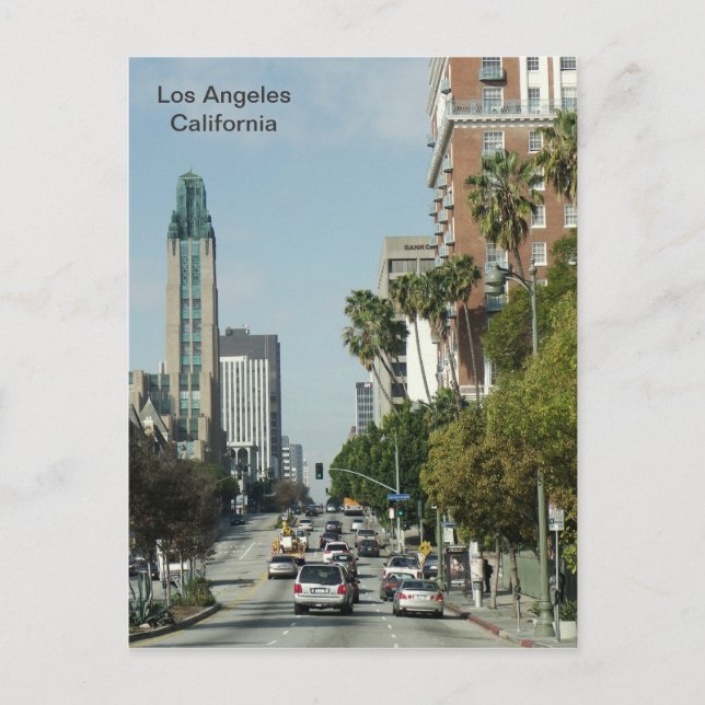 Los Angeles Postcard. Postcard (Front)
