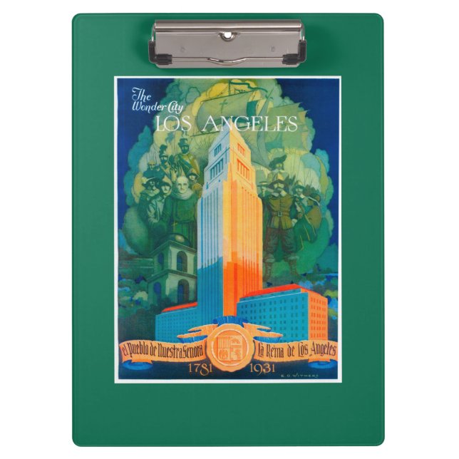 Los Angeles Promotional Poster Clipboard (Front)