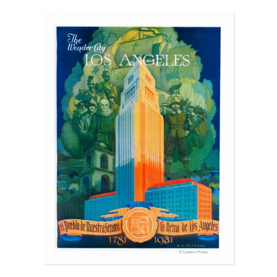 Los Angeles Promotional Poster Postcard