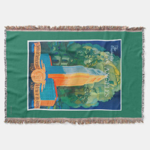 Los Angeles Promotional Poster Throw Blanket