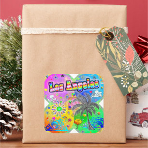 Los Angeles Quadro Seasons Sticker