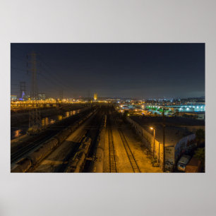 Los Angeles Rail Yard Poster