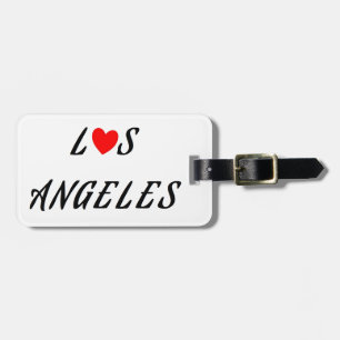 Los Angeles red heartwood of beech Luggage Tag