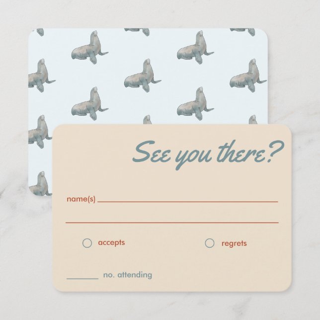 Los Angeles Response Wedding Cards (Front/Back)