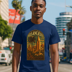 Los Angeles Retro Art Deco T-Shirt