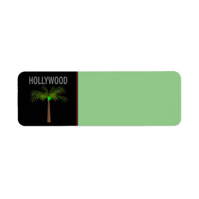 Los Angeles Return Address Label (Front)