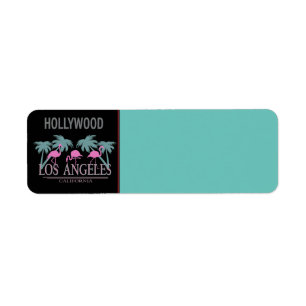 Los Angeles Return Address Label