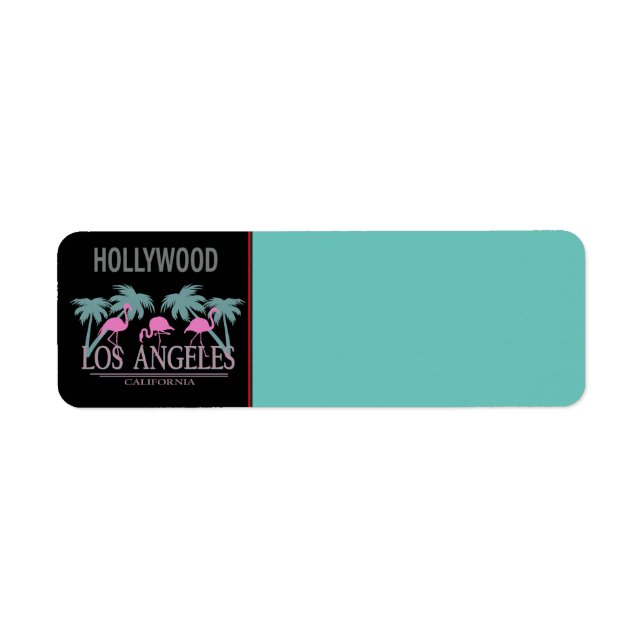 Los Angeles Return Address Label (Front)