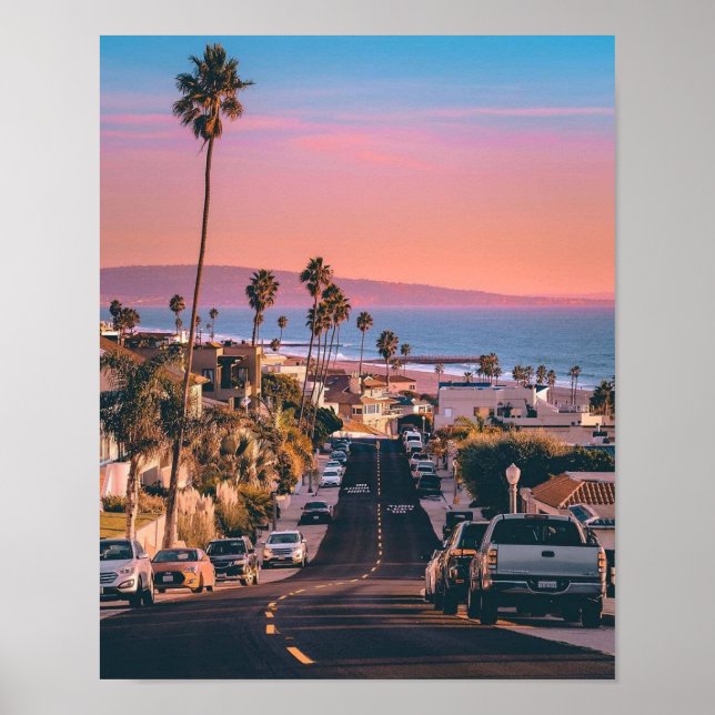 Los angeles road poster (Front)