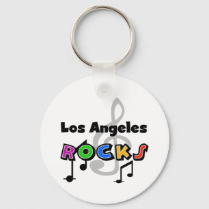 Los Angeles Rocks Key Ring