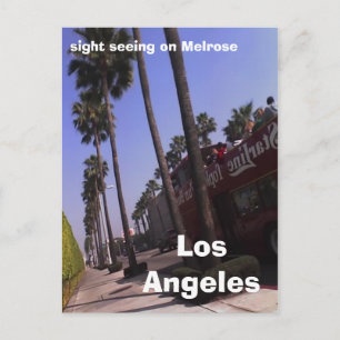 Los Angeles, sight seeing on Melrose Postcard
