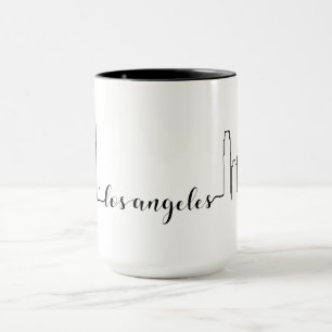 Los Angeles Skyline California La City Souvenir Mug