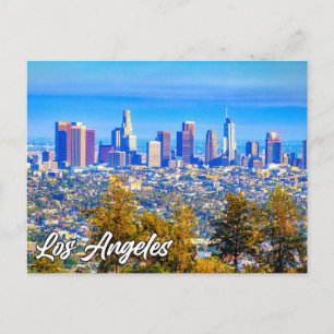 Los Angeles Skyline, California, USA Postcard