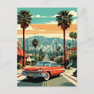 Los Angeles Skyline California Vacation Greetings Postcard