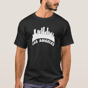 Los Angeles Skyline Custom City Name T-Shirt