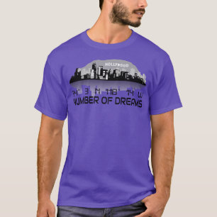 Los Angeles Skyline GPS Coordinates Dream City 1 T-Shirt