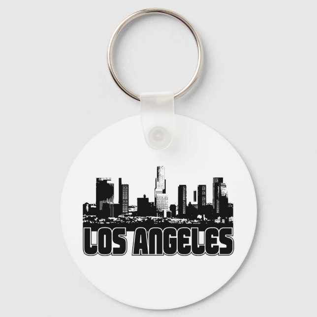 Los Angeles Skyline Key Ring (Front)