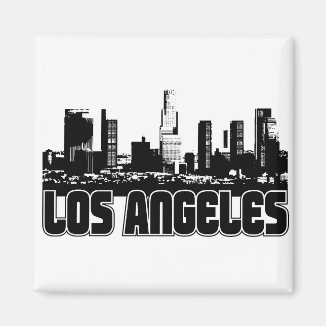Los Angeles Skyline Magnet (Front)