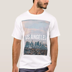 Los Angeles Skyline Retro City Aesthetic Travel T-Shirt
