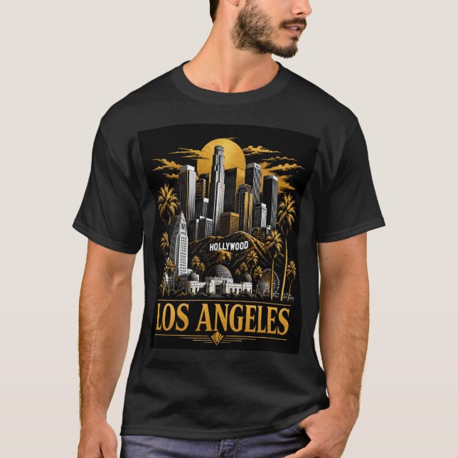 Los Angeles Skyline T-Shirt (Front)