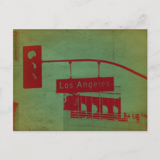 Los Angeles Street Postcard (Front)