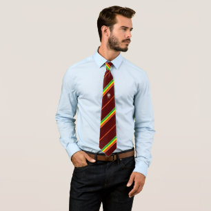 Los Angeles stripes flag Tie