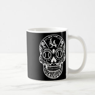 Los Angeles Sugar Skull Day Of The Dead Cinco De M Coffee Mug