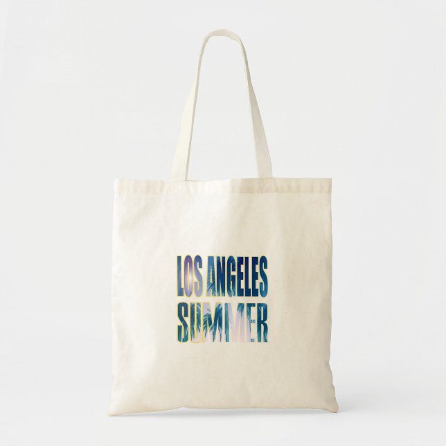 "Los Angeles Summer Letter Blue" Bag (Front)