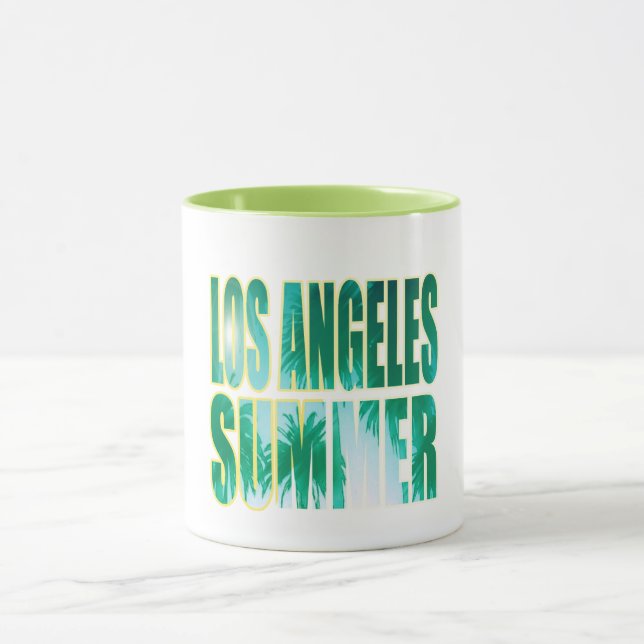 "Los Angeles Summer Letter Green" Cup (Center)