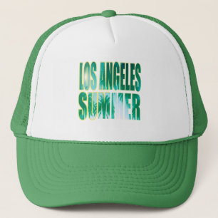 "Los Angeles Summer Letter Green" Hat