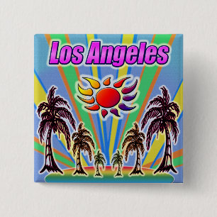 Los Angeles Summer Love Button