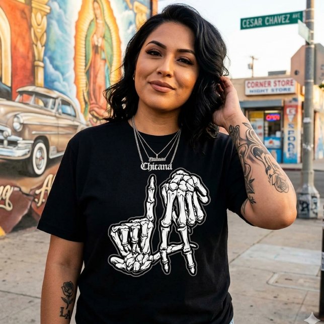 Los Angeles tee personalised with Last Name (Los Angeles tee personalized with Last Name)