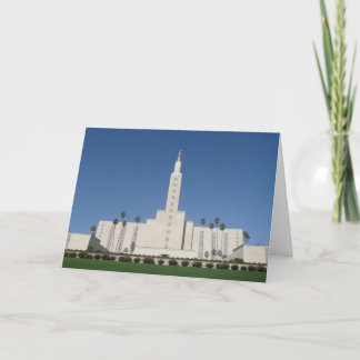 LOS ANGELES TEMPLE CARD WEDDING