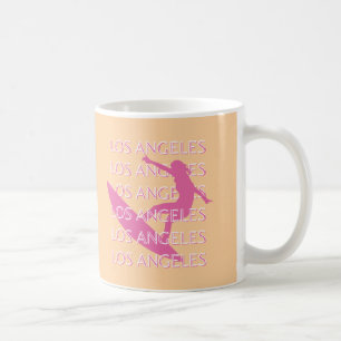 Los Angeles Travel Art, California, Beach Lovers Coffee Mug