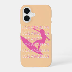 Los Angeles Travel Art, California, Beach Lovers iPhone 16 Case