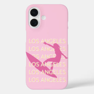 Los Angeles Travel Art, California, Travel Art iPhone 16 Case