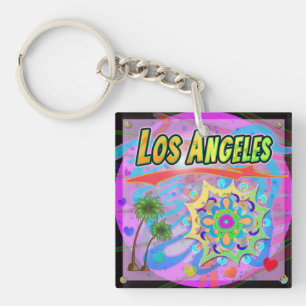 Los Angeles True Progress Keychain