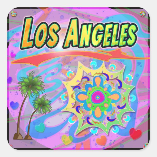 Los Angeles True Progress Sticker (Front)